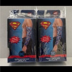 Superman Padded Arm Compression sleeve Large Unisex